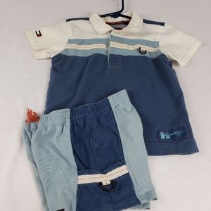 Tommy Hilfiger 2 pc shirt and shorts